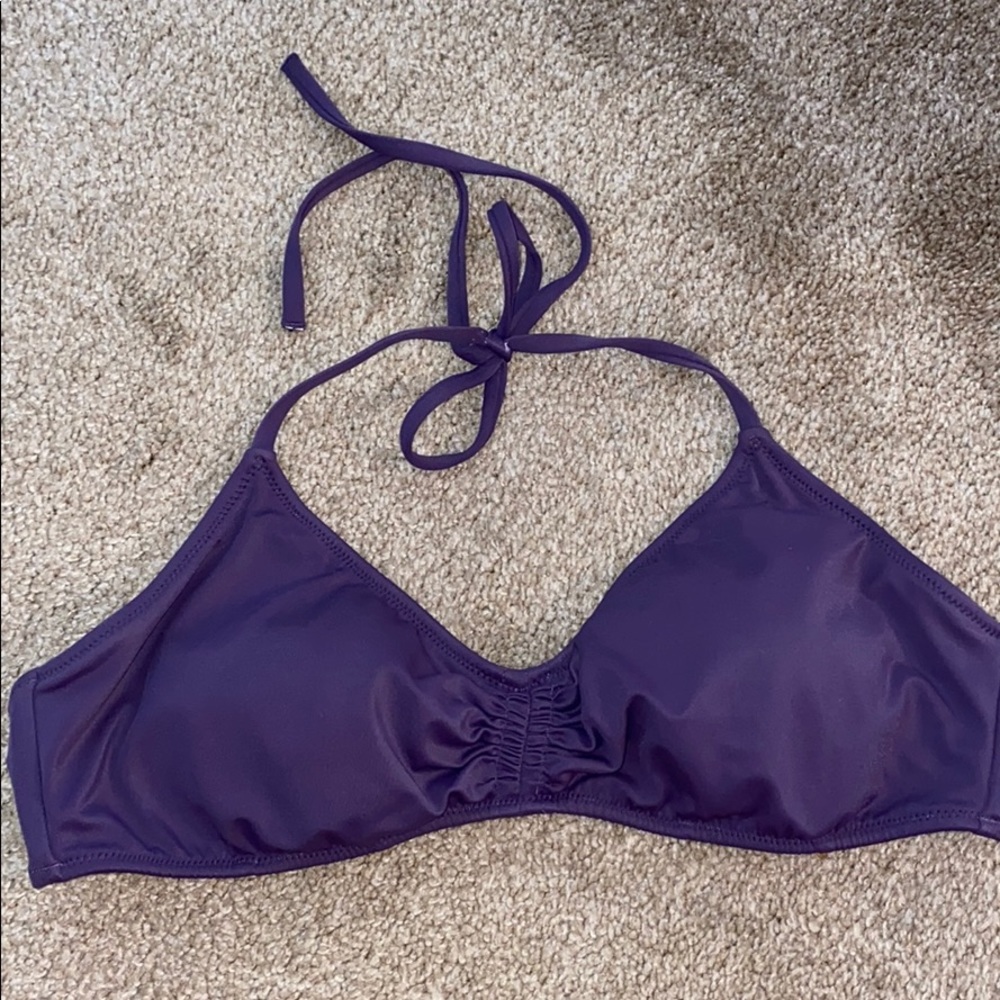 Purple bikini top